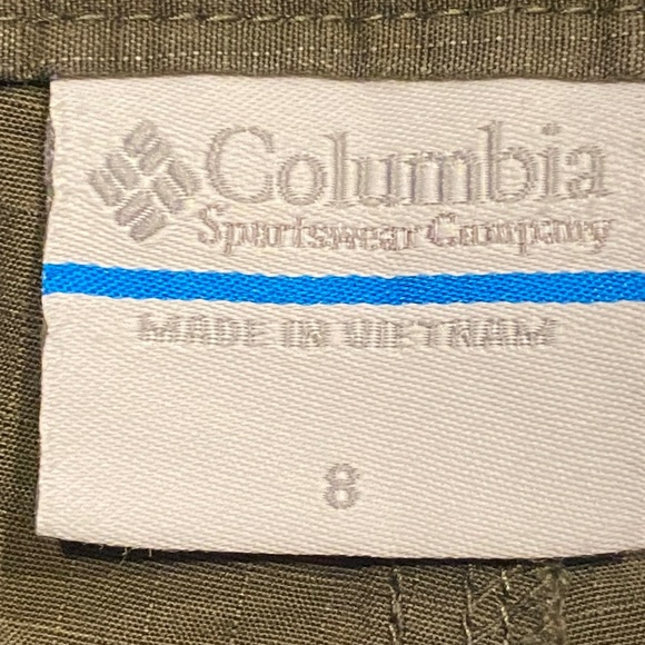 Columbia omni-shade cotton blend multi pocket shorts. Sz 8 - Picture 11 of 11